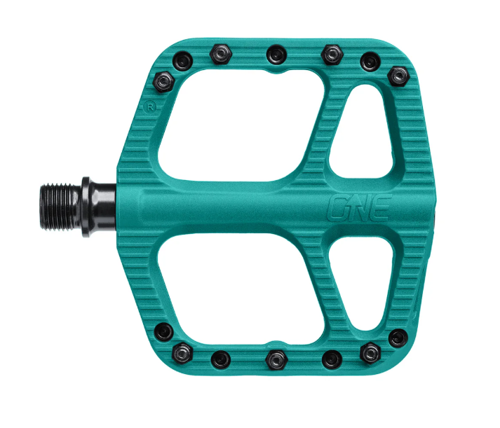 OneUp Composite Small Flat Pedals Turquise