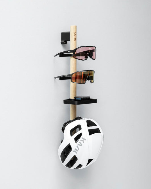 Tons Studio Rack F . Helmet + Tray + 2x Glasses Smoked Oak