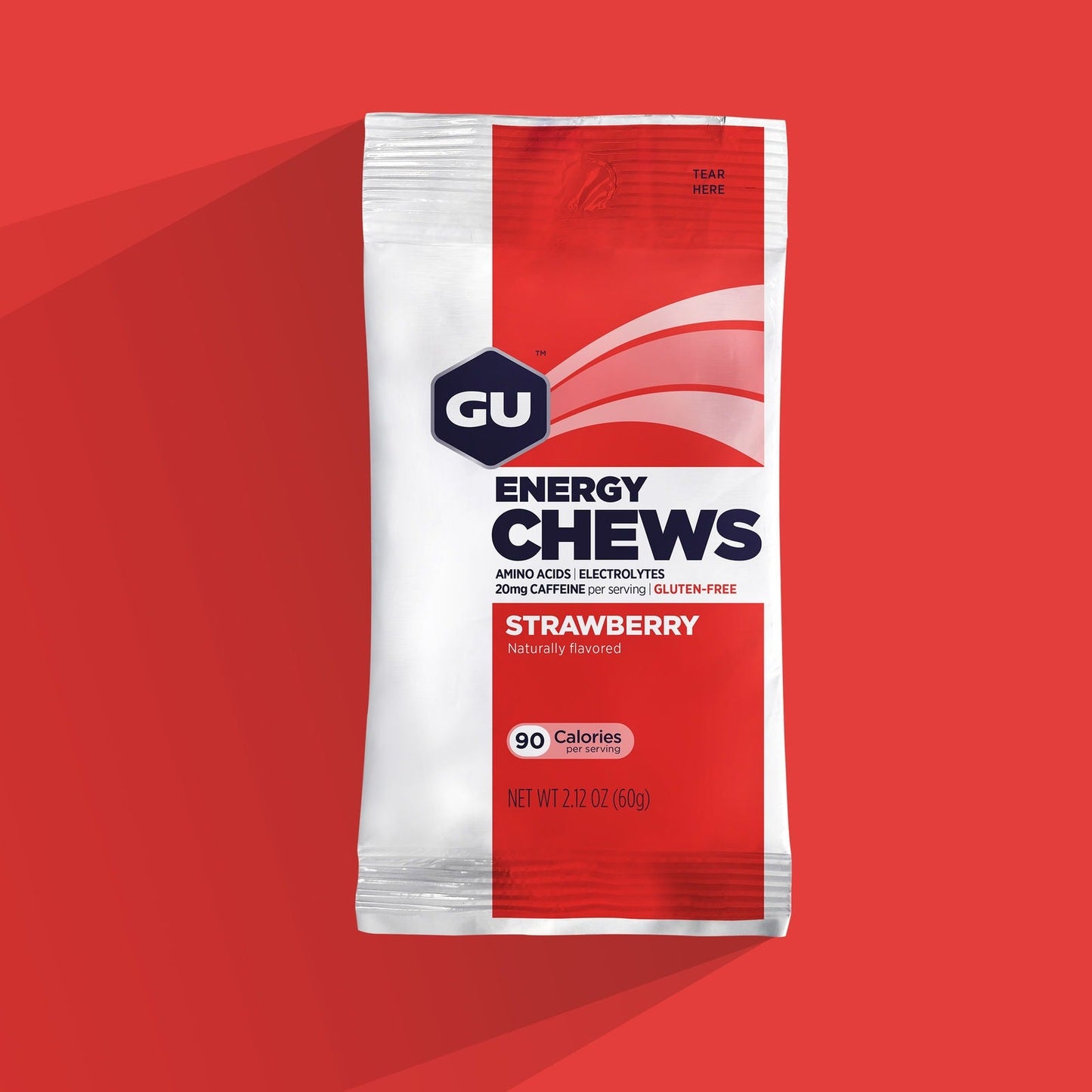 GU Energy Chews Strawbery 60g (12pack)