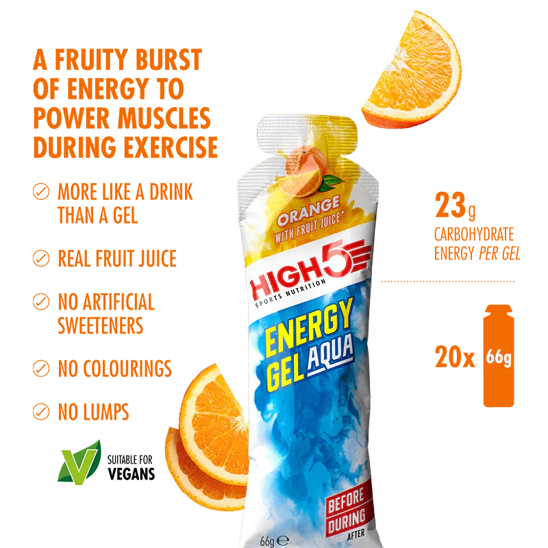 High5 Energigel Aqua Orange 5x66g
