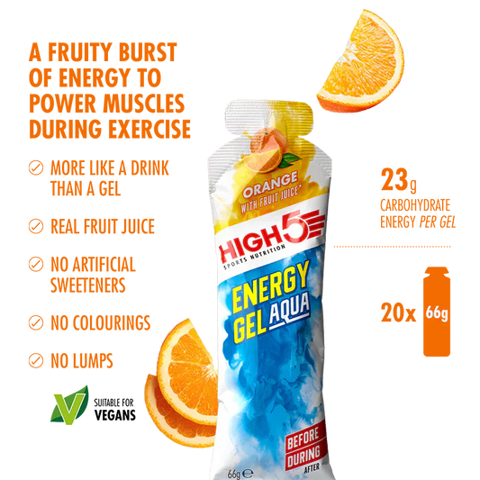 High5 Energigel Aqua Orange 5x66g