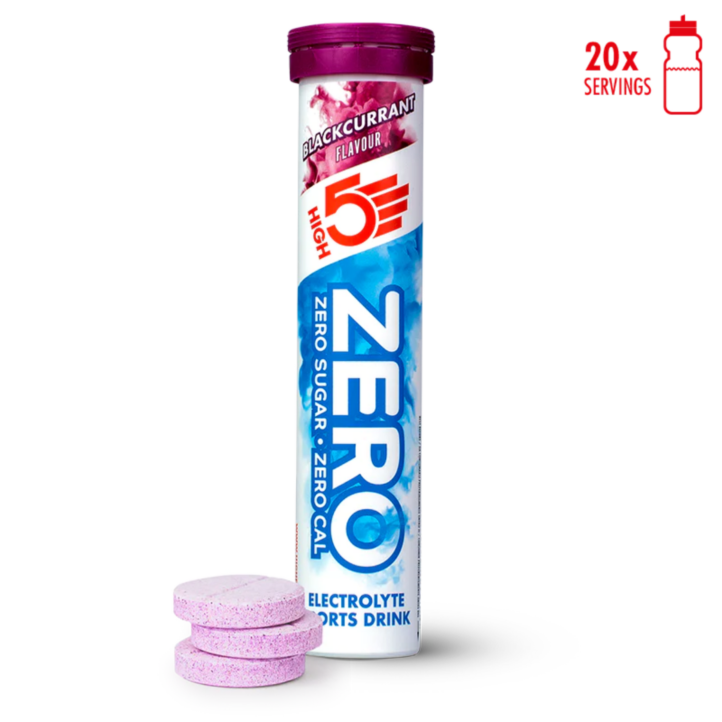 High5 ZERO Tabs Blackcurrant (8x20 tabs)