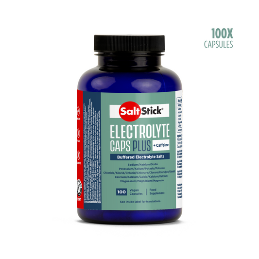 SaltStick PLUS Elektrolytkapsler med koffein (100stk)