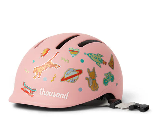 Thousand JR Helmet Toddler Plush Pink OS 45-49cm