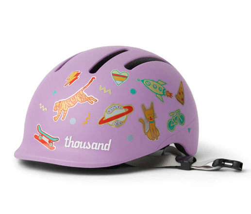 Thousand JR Helmet Toddler Power Purple OS 45-49cm