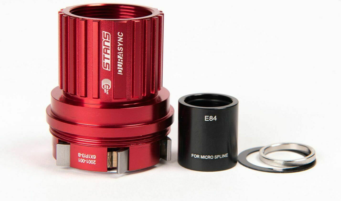 Stan's Durasync Freehub Body Micro Spline Red