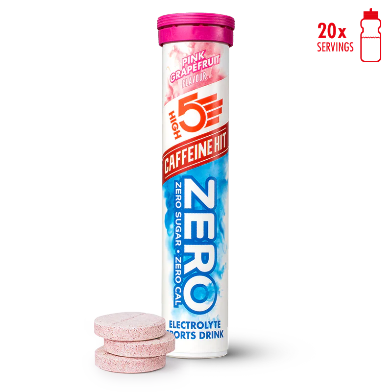 High5 Elektrolyttabs ZERO Caffeine Hit Pink Grapefruit (8x20 tabs)