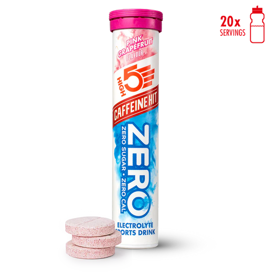 High5 Elektrolyttabs ZERO Caffeine Hit Pink Grapefruit (8x20 tabs)