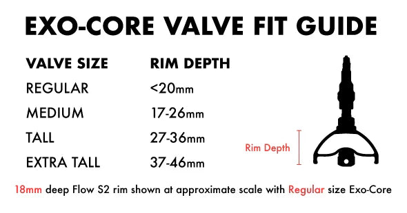 Stan's Tubeless Exo-Core Valves Tall