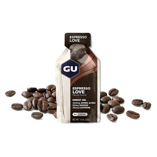GU Energy Energigel Espresso Love med koffein 32g 24pack