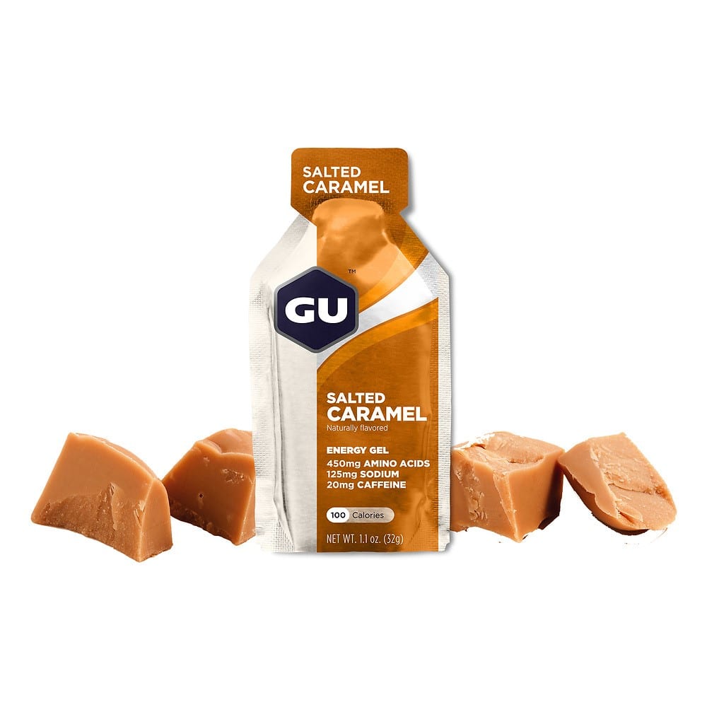 GU Energy Energigel Salted Caramel med koffein 32g 24pack