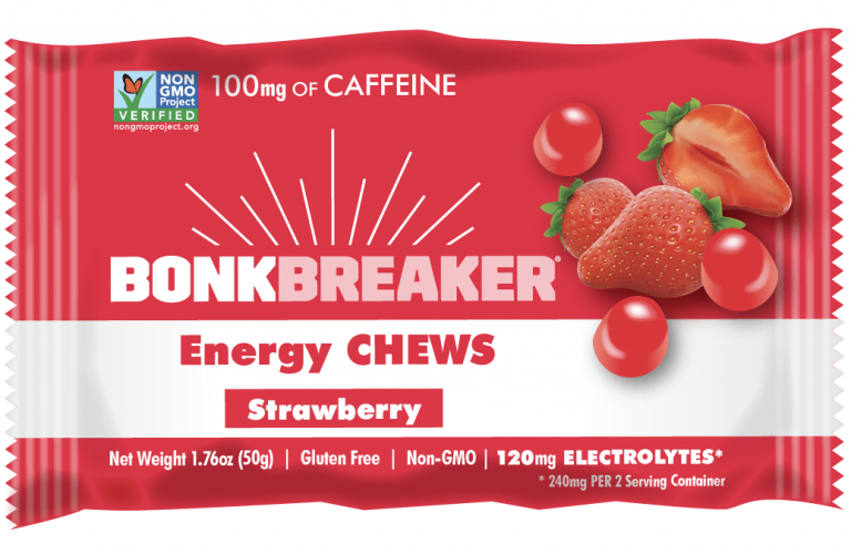 Bonk Breaker Energy Chews Strawberry Caffeine