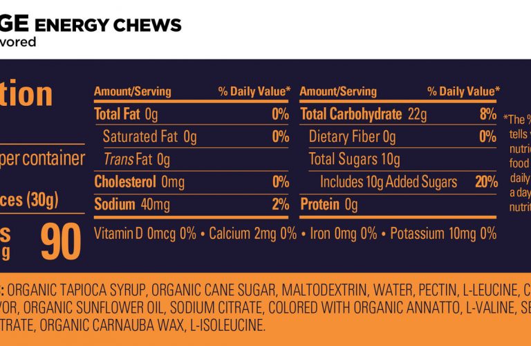 GU Energy Chews Orange Nutritional-medium