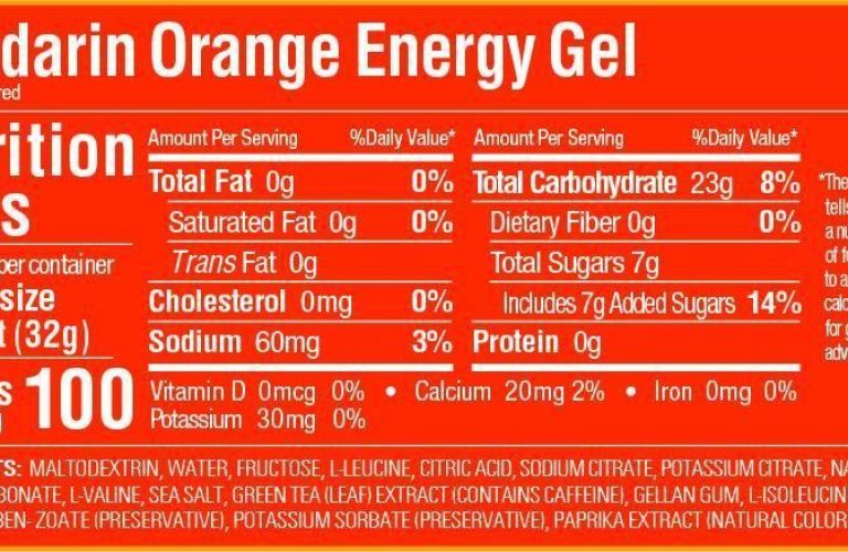 GU - Mandarin Orange Energy Gel