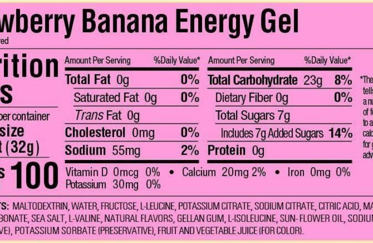 GU - Strawberry Banana Energy Gel